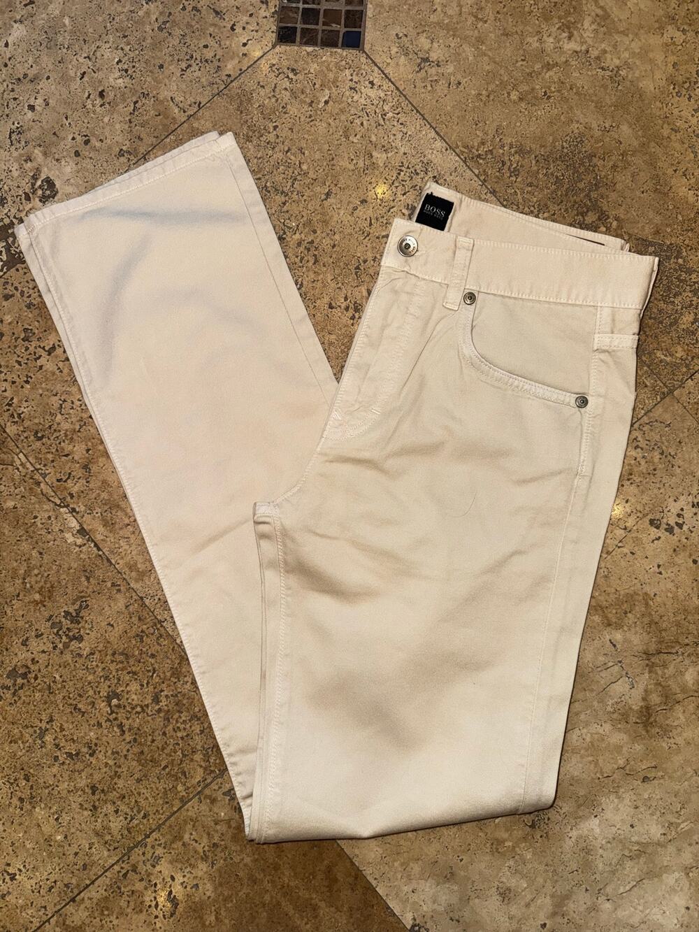 Men’s Light Khaki Tan Hugo Boss Men’s pants 30/34